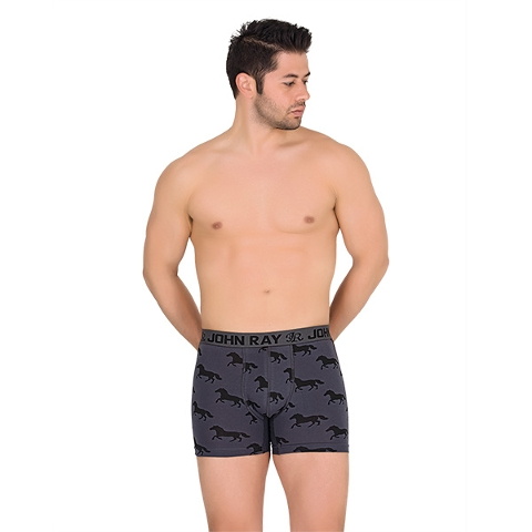 Pamuklu Esnek Bel Boxer Form Time 860 - Görsel