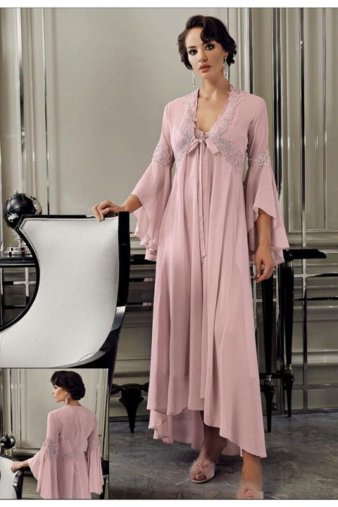 Saten Yumuşak Doku Pijamalı Çeyizlik Takım Perin 9500