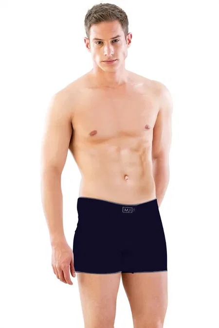 Dikişsiz Uzun Boxer Emay 2108 - Lacivert