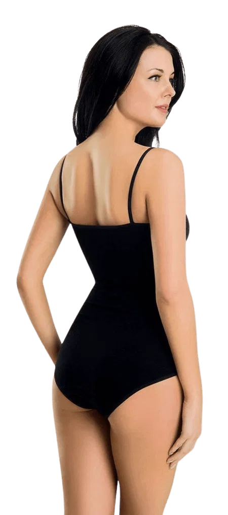 Esnek İp Askılı Çıtçıtlı Body Seher Yıldızı 0066 - Siyah
