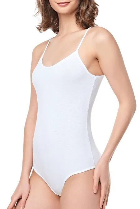 Esnek İp Askılı Çıtçıtlı Body Seher Yıldızı 0066 - Beyaz
