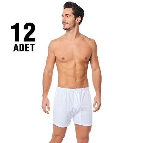 Pamuklu Esnek Bel Lastiği Erkek Boxer Seher Yıldızı 0006