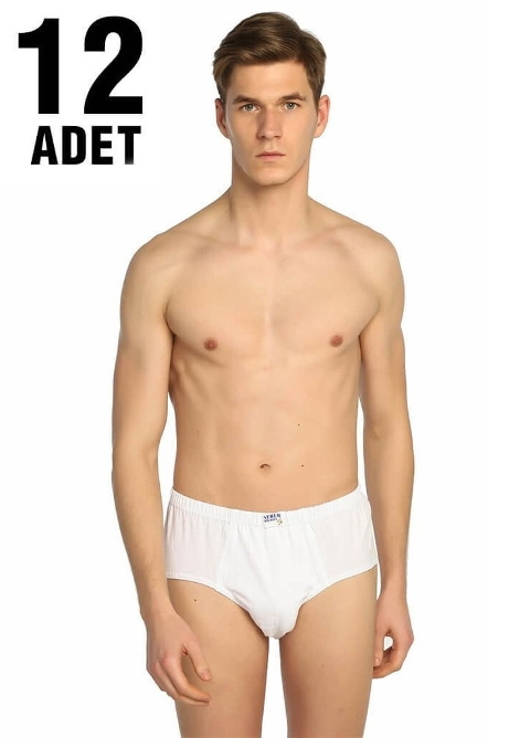 Pamuklu Kompakt Kesim Beyaz Slip Külot Seher Yıldızı 0005 - 2