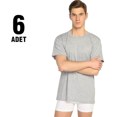 Renkli Ribana Kesim Sıfır Yaka Erkek Atlet Seher Yıldızı 0003 - 2