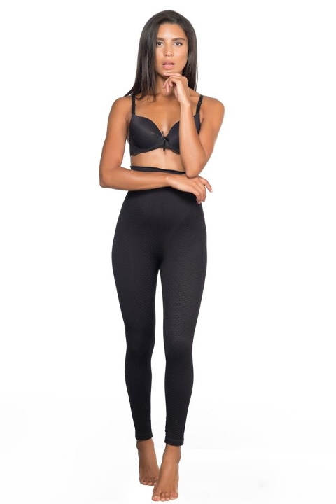 Dikişsiz Selülit Önleyici Tayt 1 Beden Küçültür Emay 2045 - Siyah