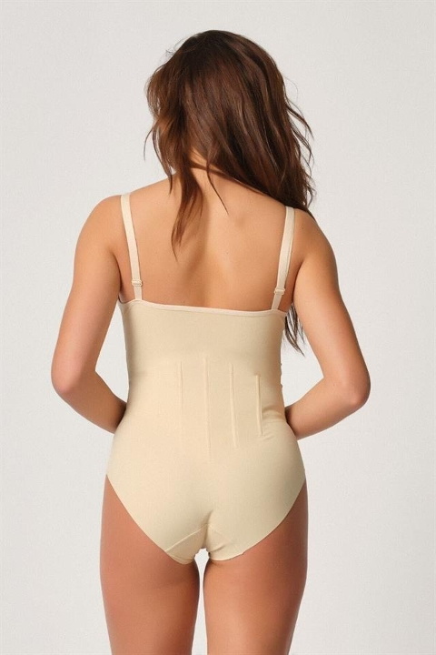 Sırt Destekli Lazer Emzirme Korse Emay 2944 - Ten