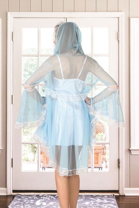 Saten Kuşak Detaylı Uzun Sabahlık Sistina 1478 - 2