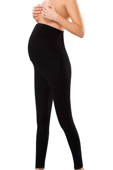 Geniş Karın Paneli Ayarlanabilir Hamile Tayt Sistina 560