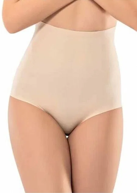 Dikişsiz Silikonlu Slip Korse Poliamid Elastan Miss Fit 14002 - Ten