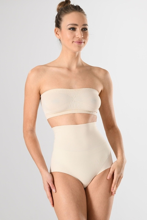 Dikişsiz Silikonlu Slip Korse Poliamid Elastan Miss Fit 14002 - Ten