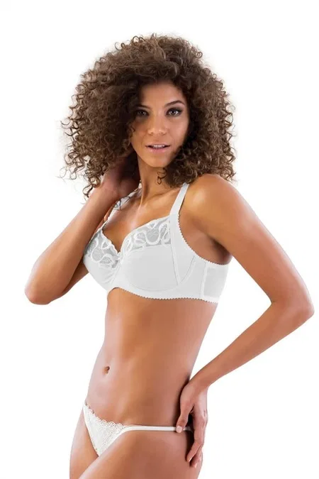 Toparlayıcı Dantelli Sütyen Emay 113 - Beyaz