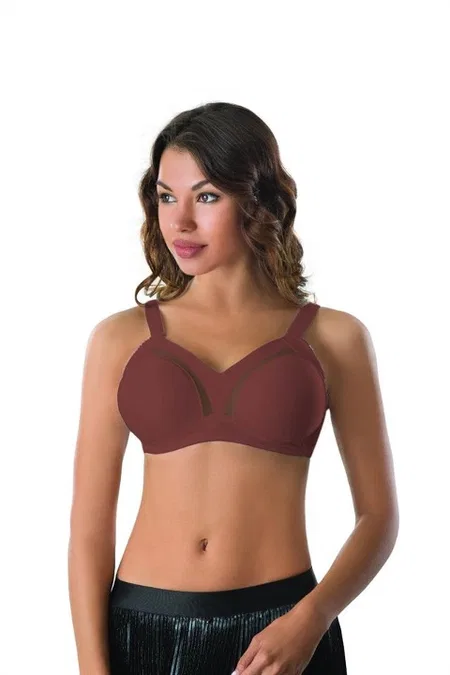 Tam Kap Full Cup Toparlayıcı Sütyen Emay 168 - Bordo