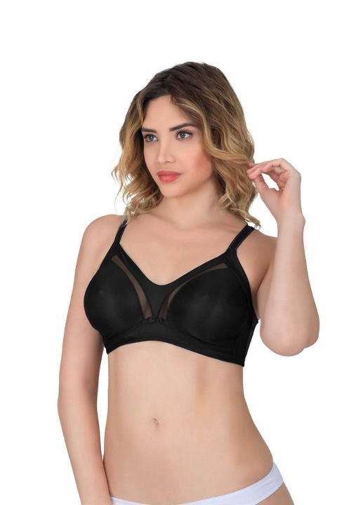 Full Cup Destekli Tam Kap Sütyen Emay 171 - Siyah