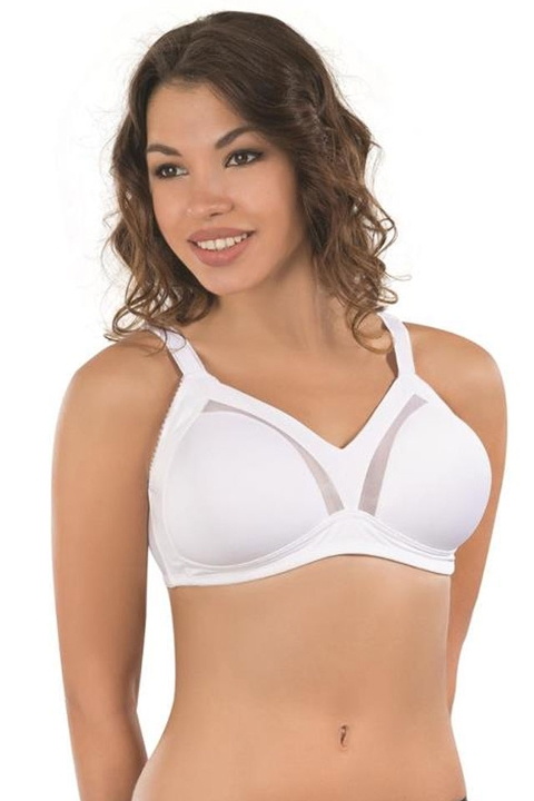 Full Cup Destekli Tam Kap Sütyen Emay 171 - Beyaz