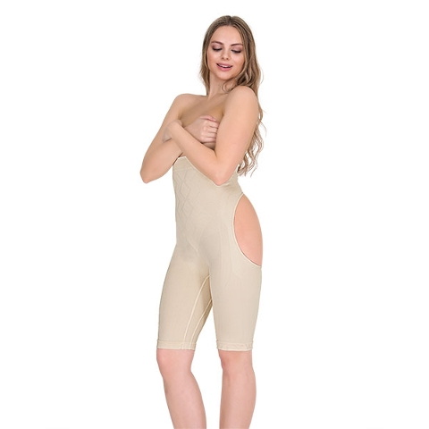 Yüksek Bel Kompresyonlu Popo Korse Form Time 2115 - Ten