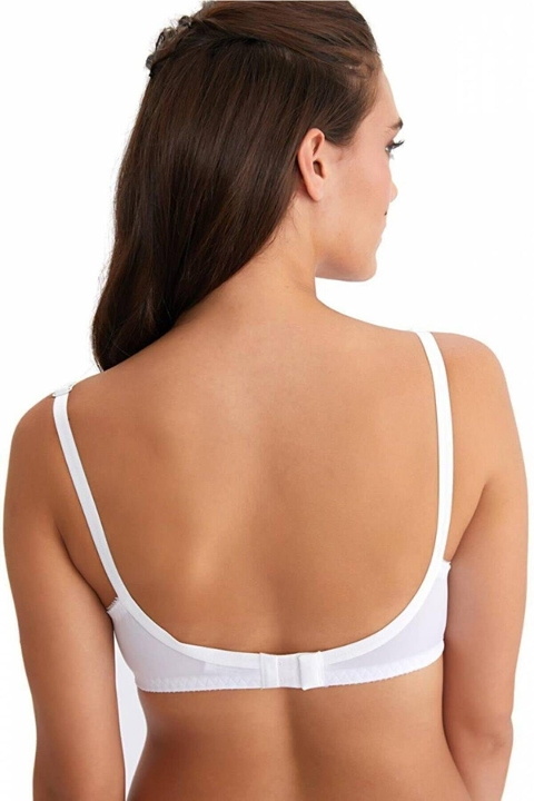 Tam Kap Dikişsiz Toparlayıcı Sütyen Ay Yıldız 777 - Beyaz