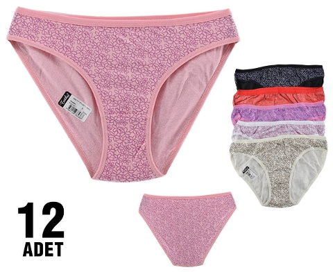 Pamuk Oranı Yüksek Slip Külot Tutku 0532