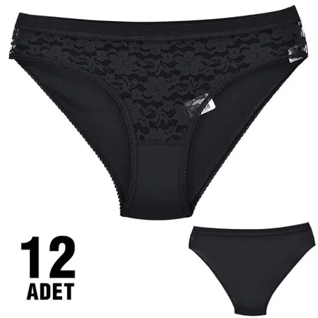 Tutku Pamuklu Yüksek Bel Bikini Külot Tutku 0725 - Görsel 2