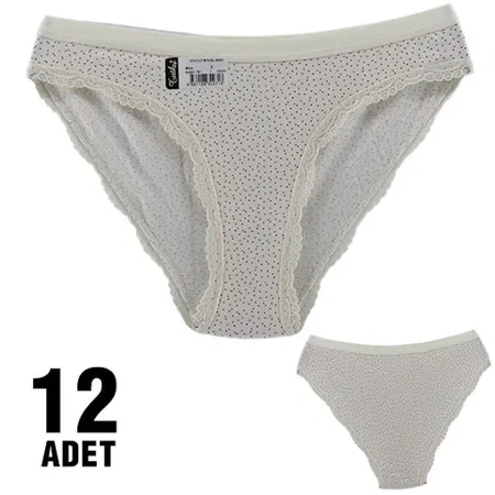 Yüksek Pamuk Oranlı Slip Külot Tutku 0773 - Ekru