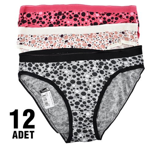 Pamuklu Dikişli Slip Külot Tutku 0821 - 2