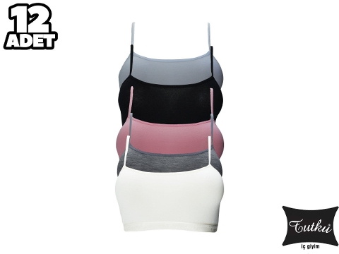 Yumuşak Balensiz Alıştırma Sütyen Tutku 0844 - Asorti