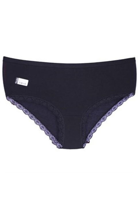 Pamuklu Yüksek Bel Külot Siyah Tutku 0949