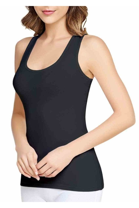 Pamuklu Geniş Askılı Kadın Atlet Tutku 0174 - 2