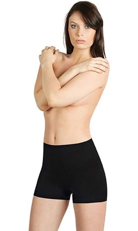 Pamuklu Uzun Paça Kadın Boxer Külot Tutku 0154 - Siyah