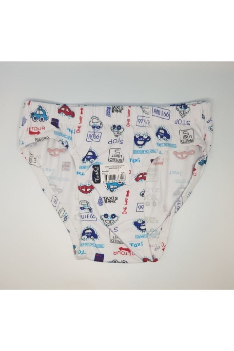 Pamuklu Asorti Erkek Çocuk Slip Külot Tutku 0255 - Asorti