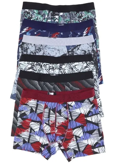 Pamuklu Esnek Bel Lastiği Erkek Boxer Tutku 0119