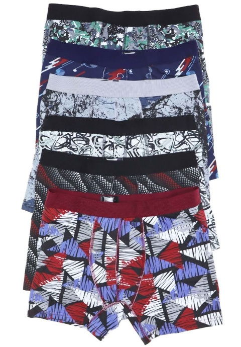 Pamuklu Esnek Bel Lastiği Erkek Boxer Tutku 0119