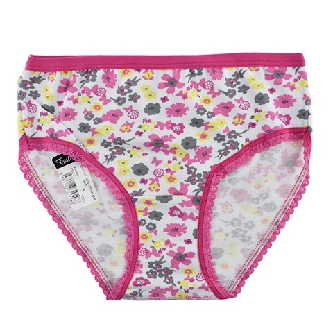 %100 Pamuklu Esnek Lastikli Kız Çocuk Slip Külot Tutku 0840 - 2