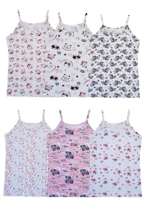 Pamuklu Geniş Askılı Atlet Tutku 0850 - Asorti