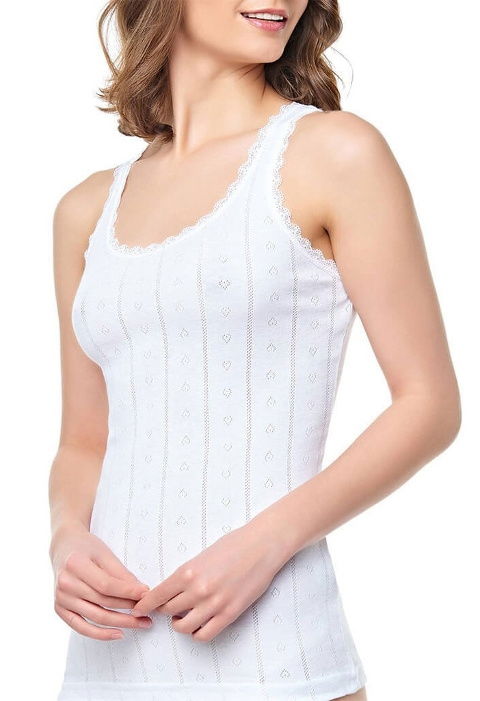 Kalın Askılı Pamuklu Atlet Kadın Tutku 0201