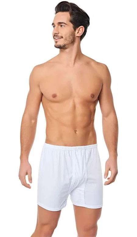 Pamuklu Esnek Bel Lastiği Arjantin Paçalı Erkek Boxer Tutku 1051 - 2