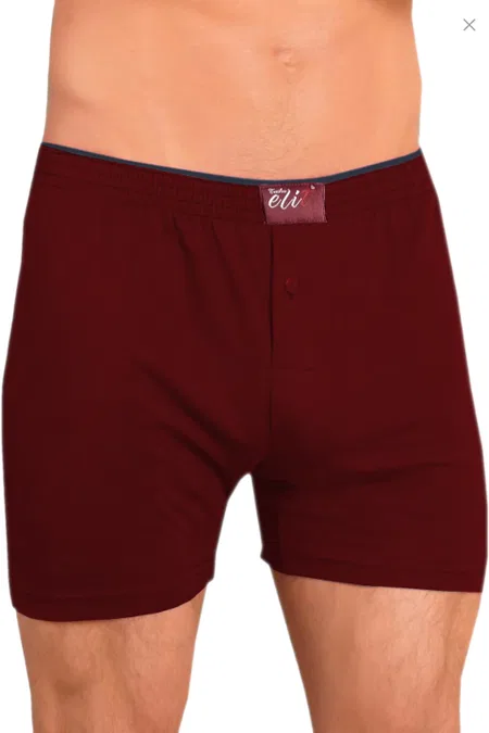 Pamuklu Düz Boxer Esnek Bel Tutku 1101 - 2