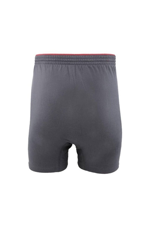 Pamuklu Düz Boxer Esnek Bel Tutku 1101 - Füme