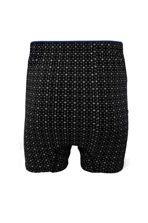 Pamuklu Düz Dikiş Erkek Boxer Tutku 1102 - Siyah
