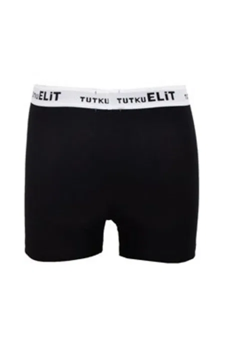 Modal Likralı Esnek Bel Boxer Tutku Elit 1252 - Siyah