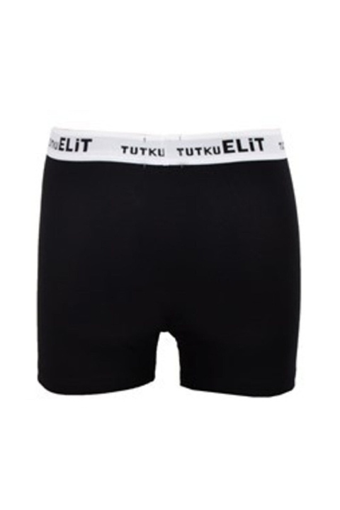 Modal Likralı Esnek Bel Boxer Tutku Elit 1252 - Siyah