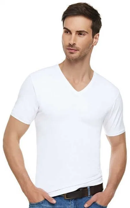 Pamuklu V Yaka Erkek Atlet Tutku 1303 - 2