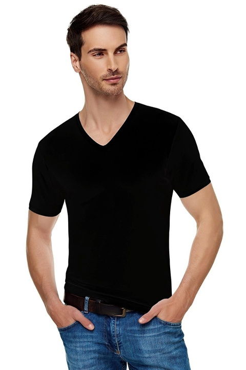 Pamuklu V Yaka Erkek Atlet Tutku 1303