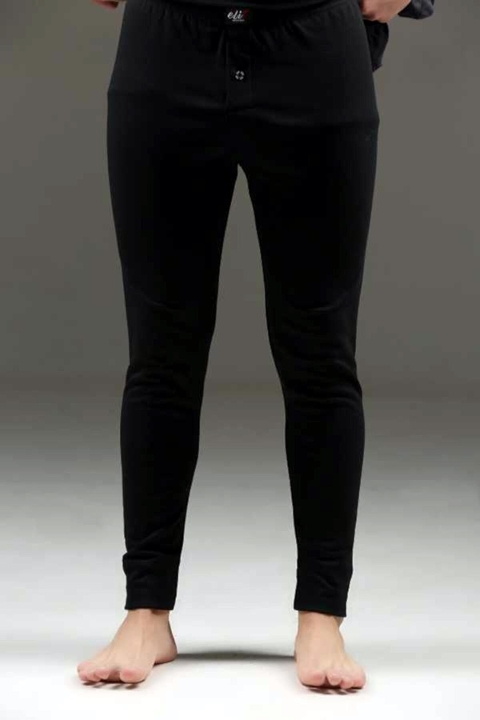 Erkek Termal Alt Fırçalı İç Yüzey Polyester Elastan Tutku 1306 - Siyah