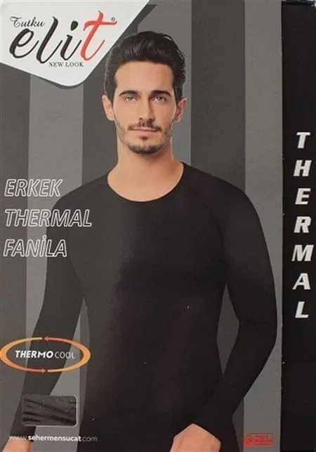 Termal Teknoloji Fırçalı İç Yüzey Uzun Kollu Fanila Tutku Elit 1307 - 2