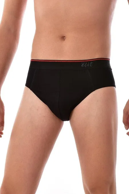 Pamuklu Elastik İnce Bel Slip Külot Tutku Elit 1351 - Siyah