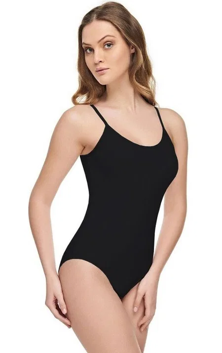 İp Askılı Çıtçıtlı Body Modal Kadın Tutku 2004 - Siyah