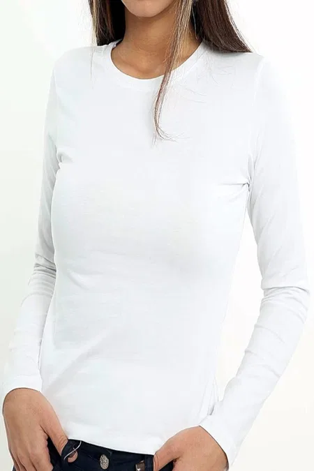 Tek Parça Esnek Yaka Body Tutku Elit 2203 - Beyaz