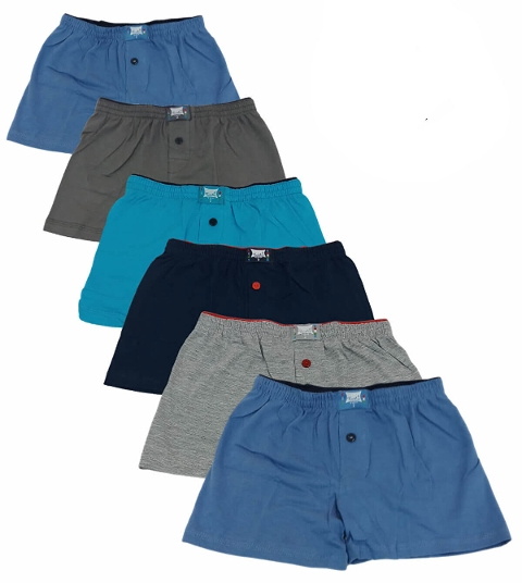 Pamuklu Doku ve Esnek Bel Lastiği Erkek Çocuk Boxer Tutku 0139