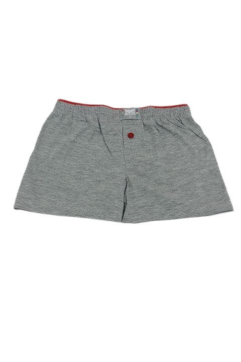 Pamuklu Doku ve Esnek Bel Lastiği Erkek Çocuk Boxer Tutku 0139 - Füme