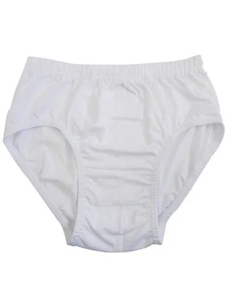 Pamuklu Lastik Konforu Erkek Çocuk Slip Külot Tutku 0131 - Beyaz